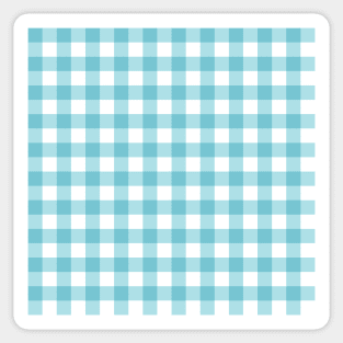 Lovely Beautiful Baby Blue Colored Pattern - Stripes Lines Pattern Sticker